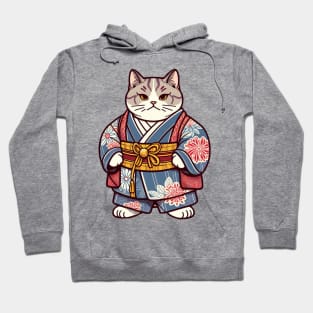 Japanese sumo cat Hoodie